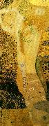 Gustav Klimt vattenormar oil painting